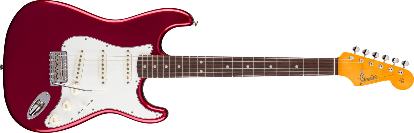 Fender American Vintage II 1965 Stratocaster Round-Lam Rosewood Candy Apple Red