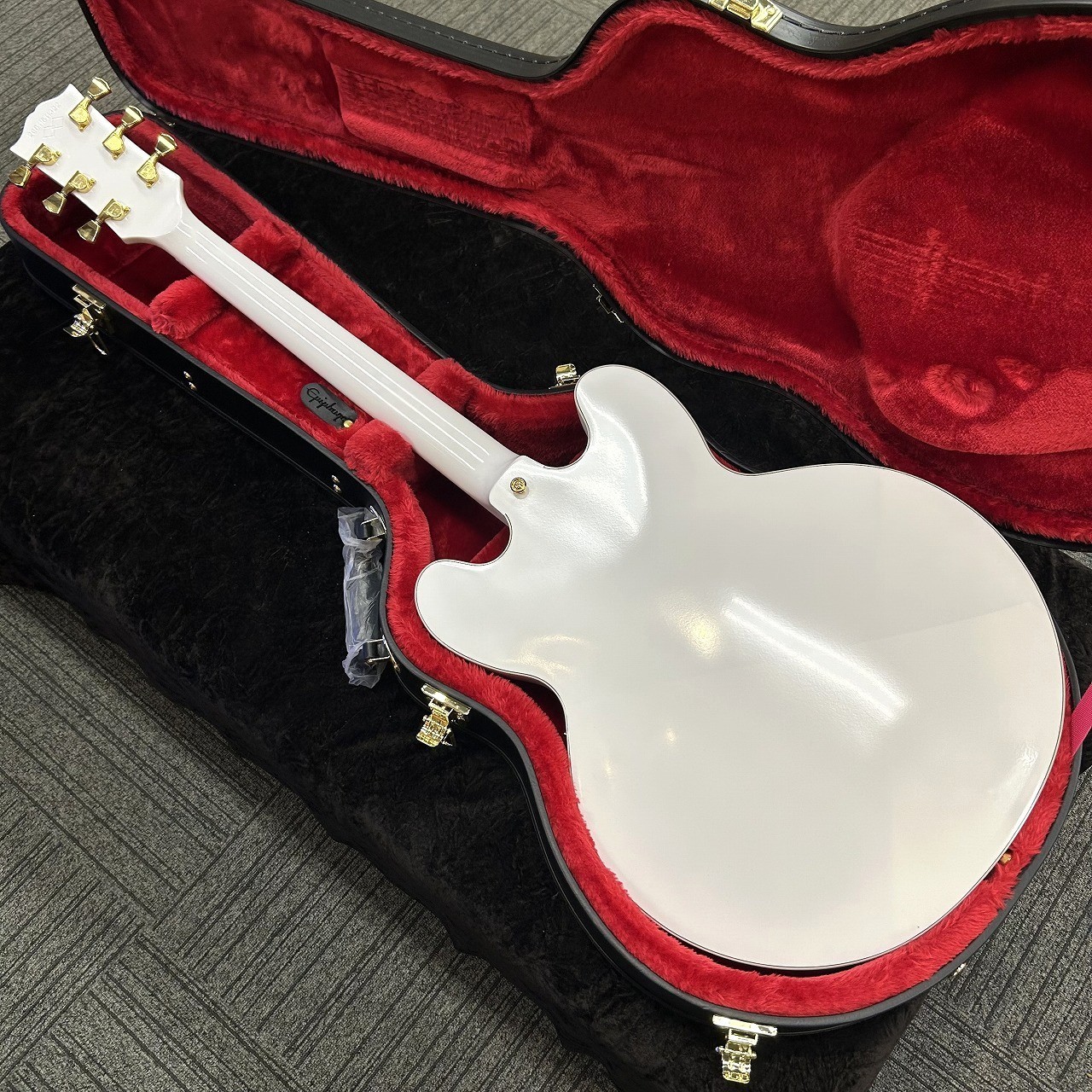 Epiphone Inspired by Gibson Custom Alex Lifeson 1976 ES-355 Alpine White #GG44a