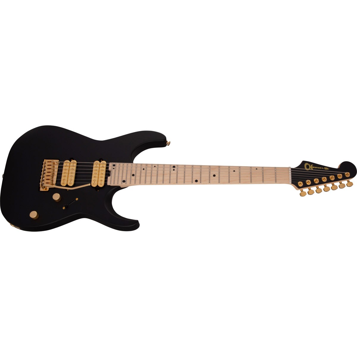 Charvel Angel Vivaldi Signature DK24-7 Nova 7-String Guitar, Satin Black