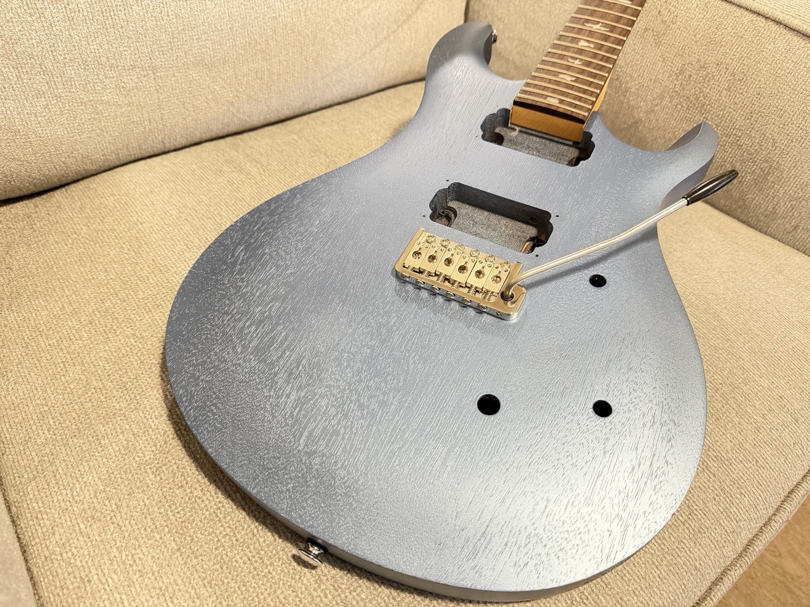 PRS SE CE 24 Standard Satin Electric Guitar Ice Blue Metallic NECK BODY Project