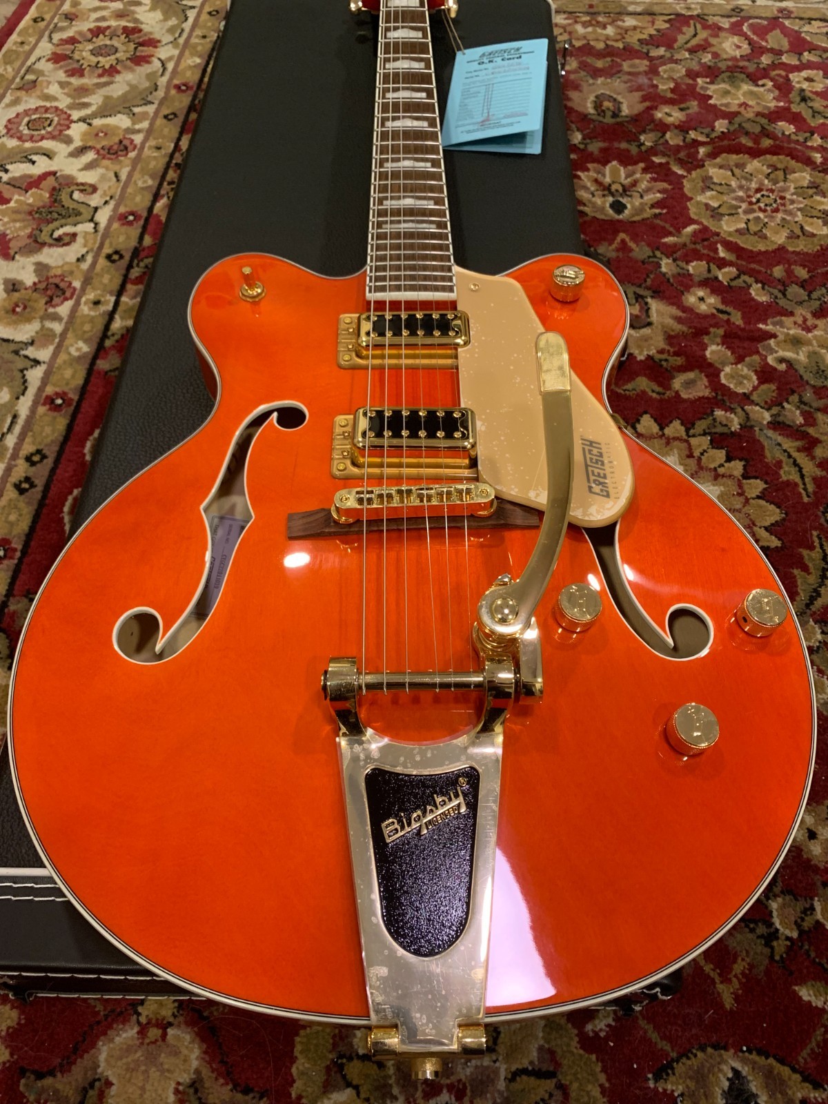 Gretsch G5422TG Electromatic Classic in Orange Stain w/ Bigsby B60 vibrato