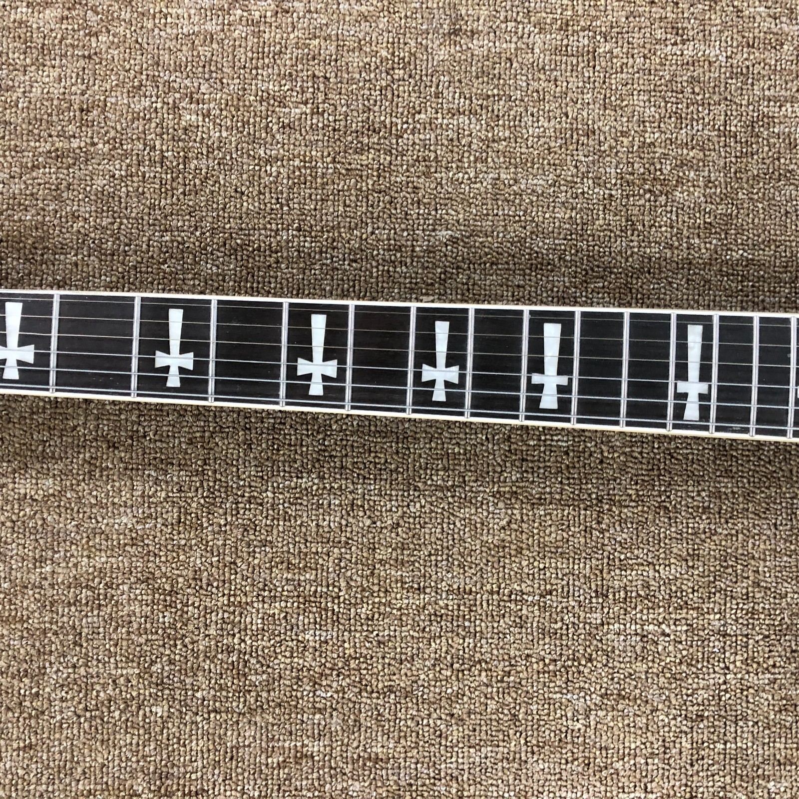 Electric Guitar Cross inlays rosewood Chrome hardware HH pickups High quality