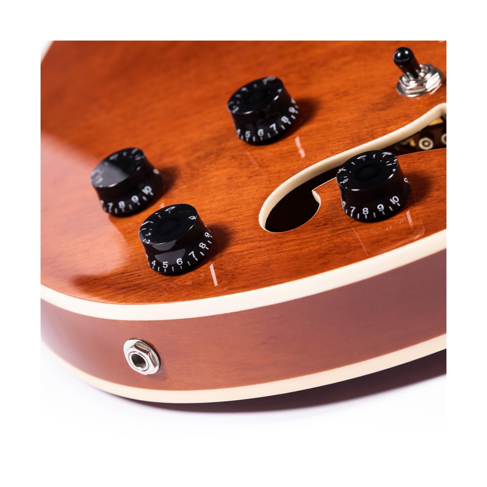 Semi-Hollow Body Electric Guitar RD-100 Jazz Guitar with F-Hole,Maple neck,hu…