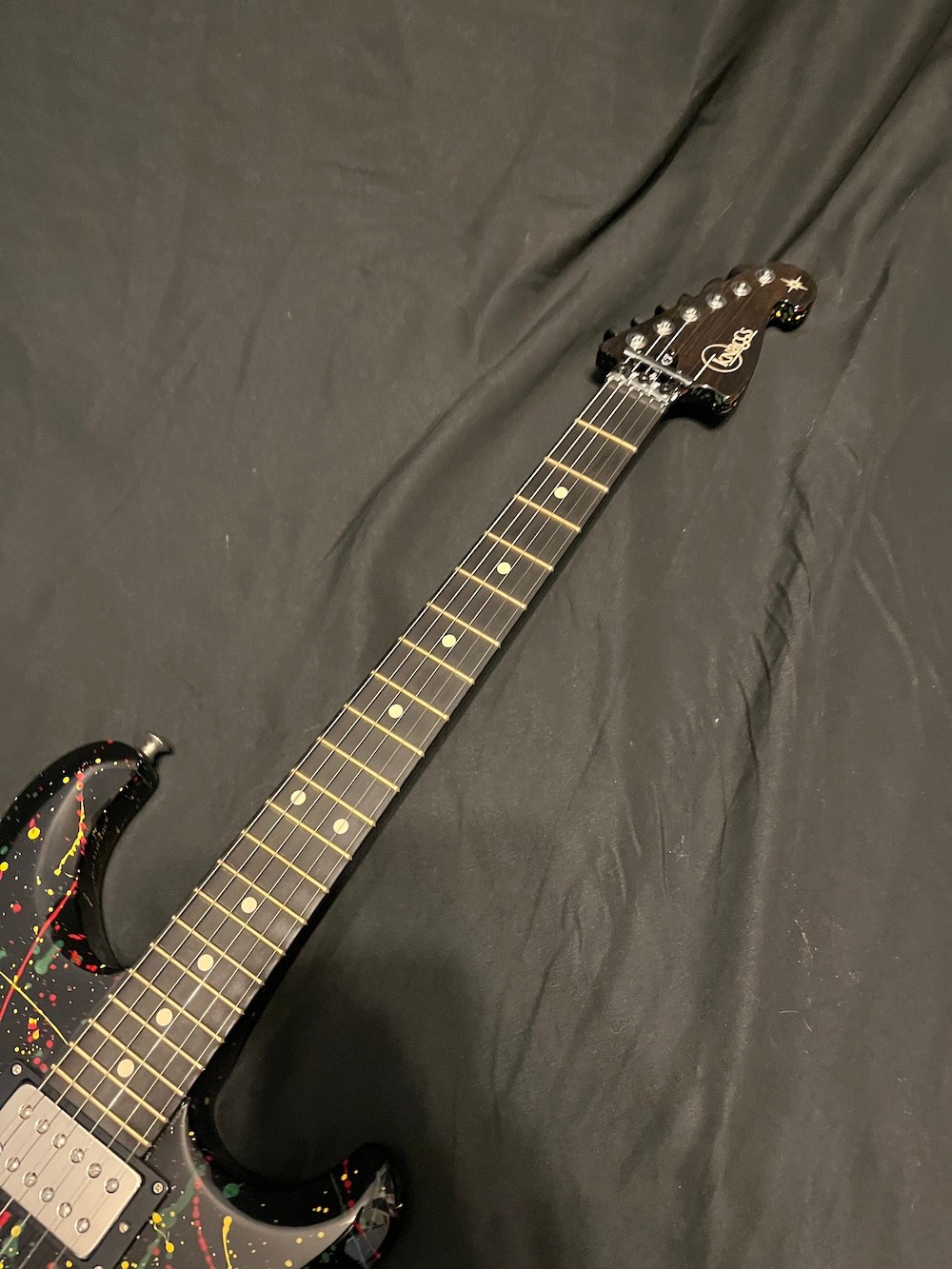 2023 Knaggs Severn XF Trembuck Black Splatter Guitar W/OHSC-MINT!