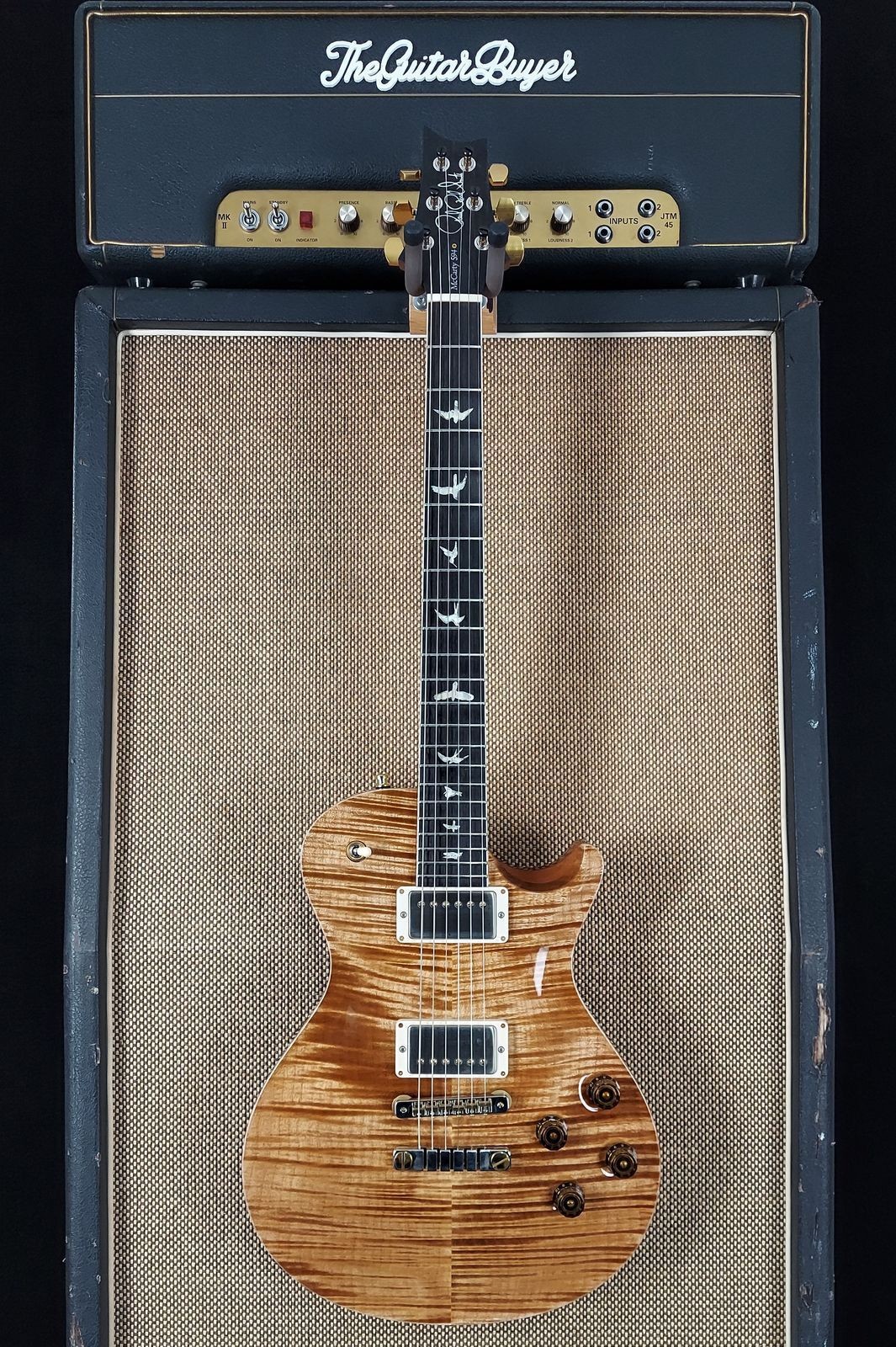 2022 PRS McCarty Singlecut 594 Wood Library Nitro Finish Amazing Woodgrain (180)
