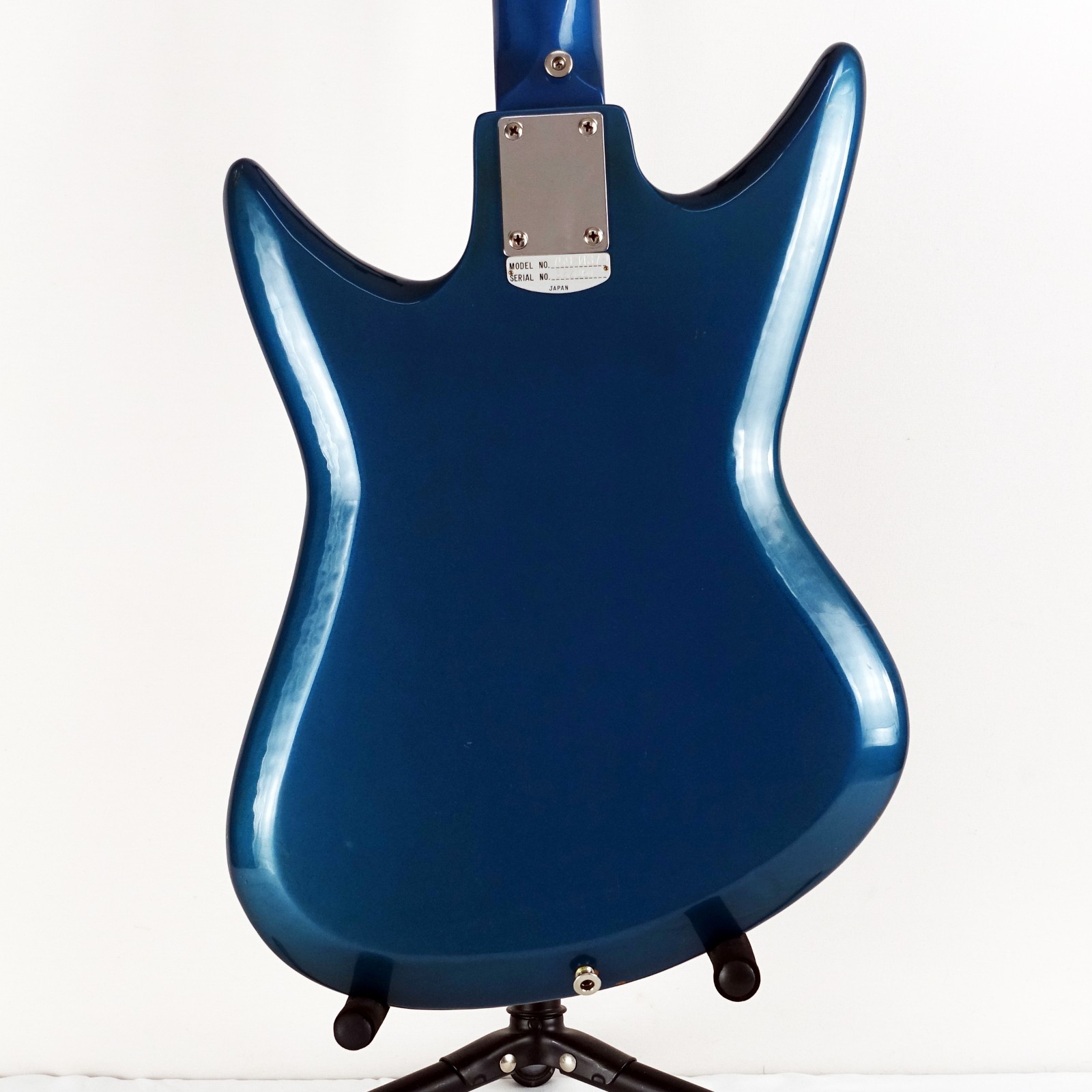 Vintage 60’s Silvertone 759-1437 Shark Fin (Teisco WG4L / K-4L) Blue w/ Case