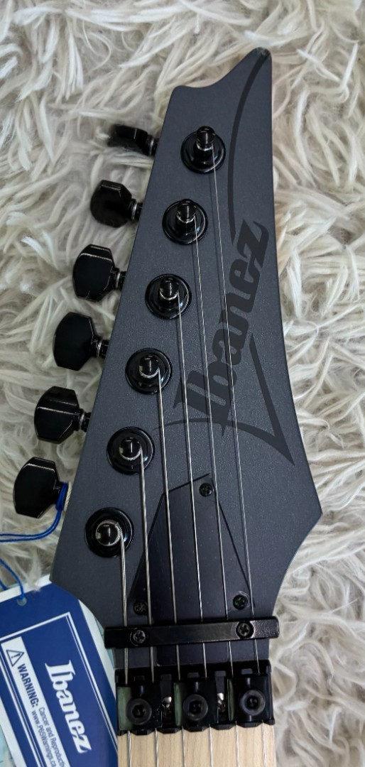 Ibanez RG Series RG550GRF Genesis Electric Guitar, Gray Metallic Flat Finish