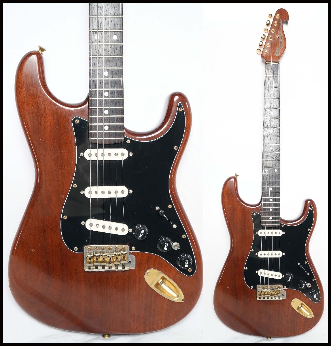 Bill Lawrence BC2E-130WL WALNUT Bopy Stratocaster 80s Made in Japan