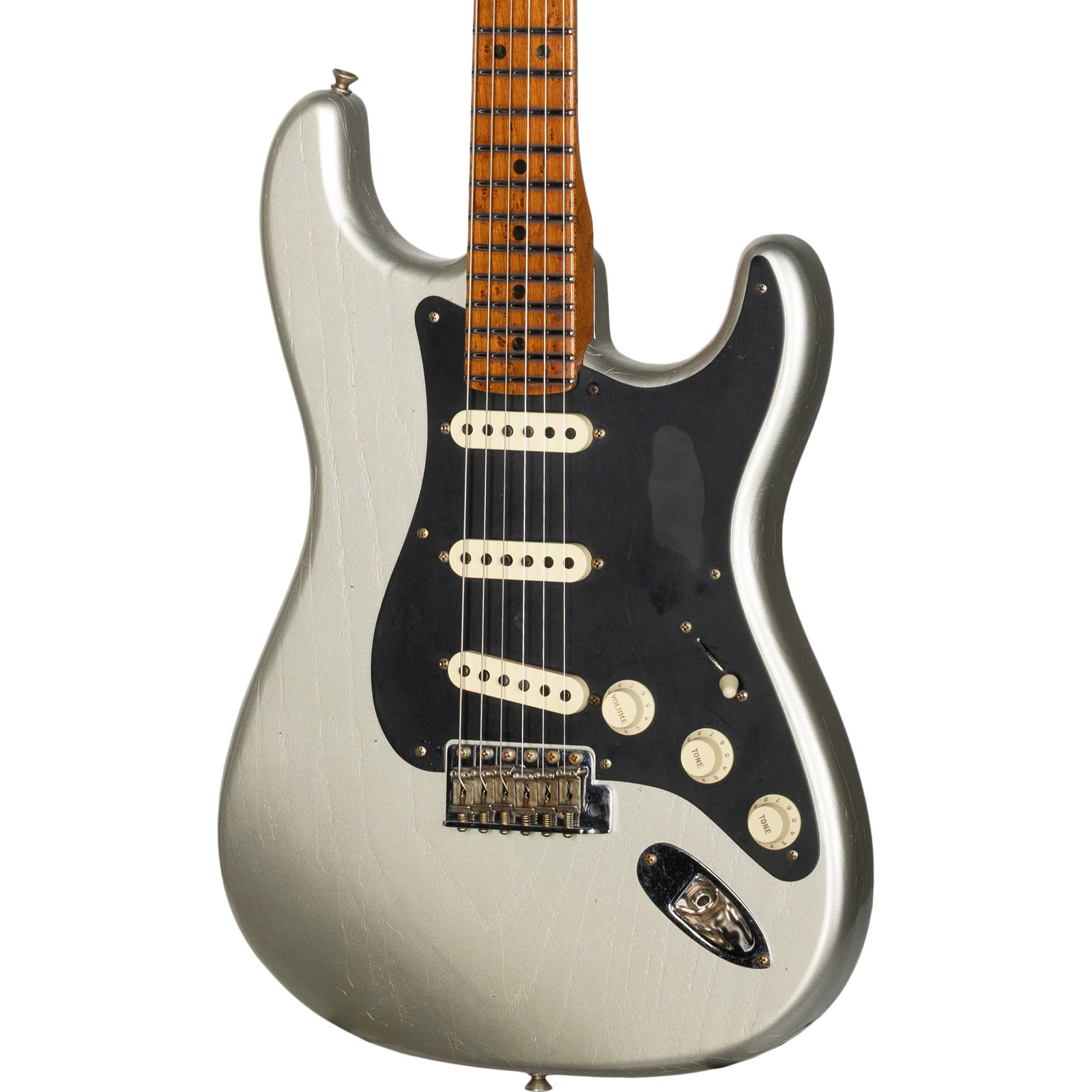 Fender Custom Shop American Custom Strat Journeyman Relic – Aged Inca Silver