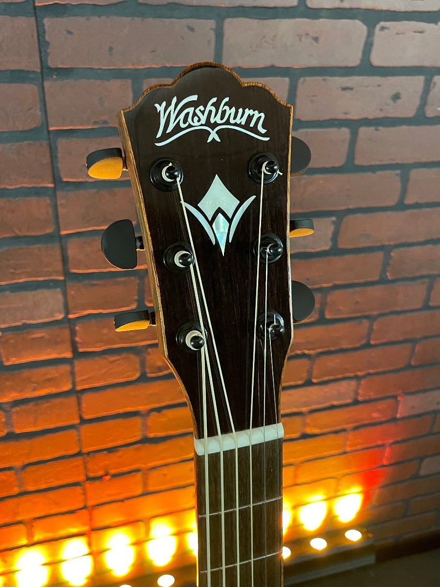 2024 Washburn WCG25SCE Comfort Series Grand Auditorium Cutaway Acoustic Elect…