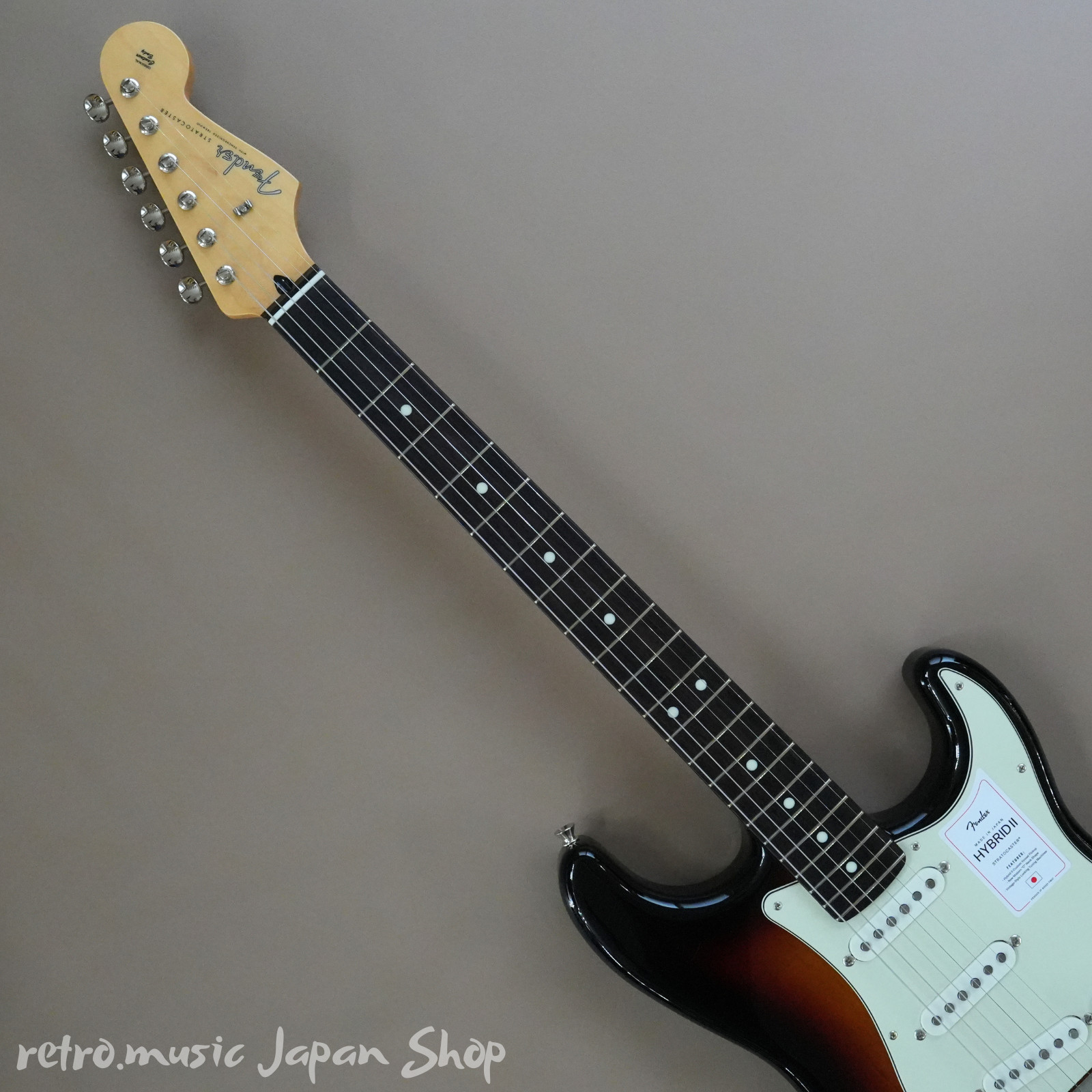 Fender Made in Japan Hybrid II Stratocaster Rosewood 3-Color Sunburst Guitar