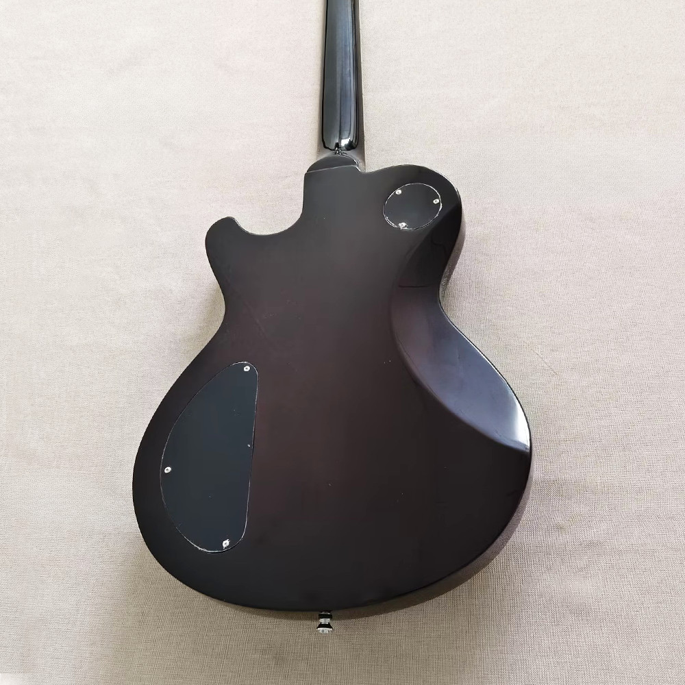 Sunburst Electric Guitar Rosewood Fretboard Humbucker Abalone Inlay Maple Top