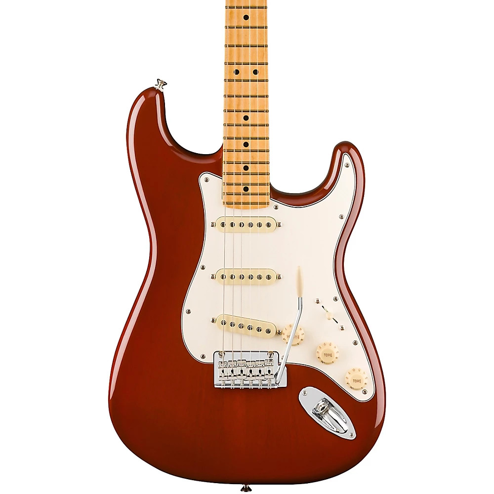 Fender Player II Stratocaster Chambered Mahogany Body Maple FB Guitar T Mch Brst