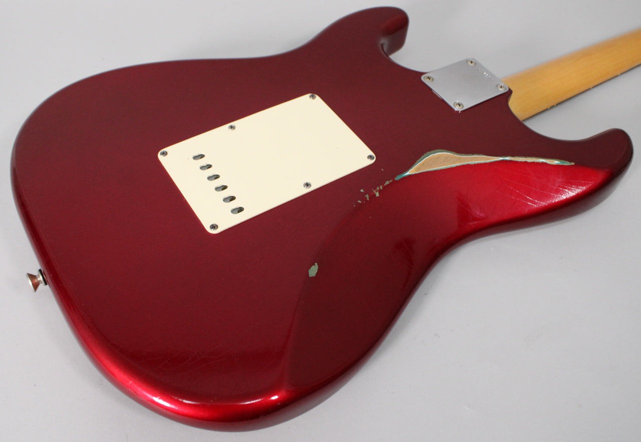2002 Fender Custom Shop 1960 Stratocaster Candy Apple Red Relic w/OHSC