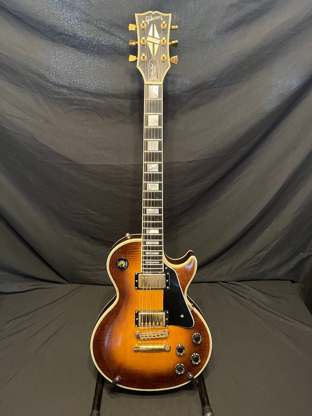 1982 Gibson Les Paul Custom Tobacco Burst Guitar W/Case
