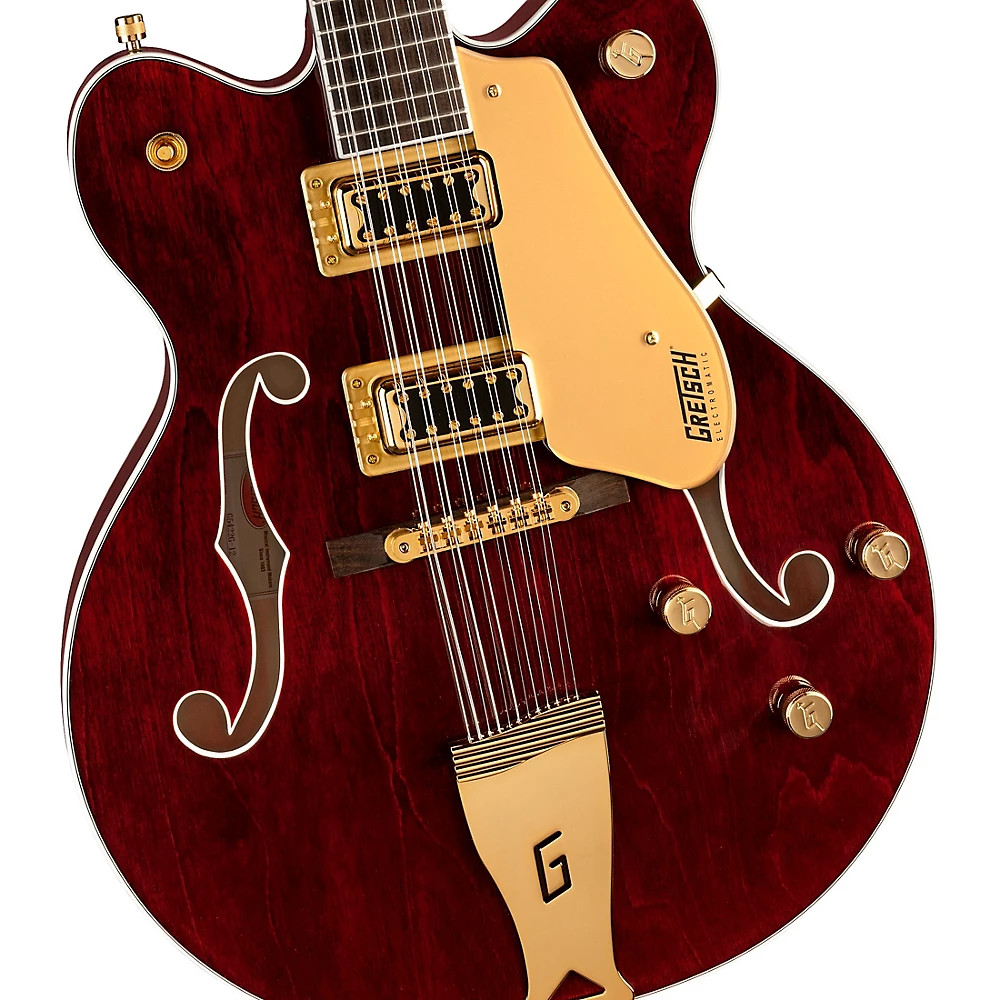 Gretsch Electromatic Hollowbody 12-String Gold HW Guitar Walnut Stain
