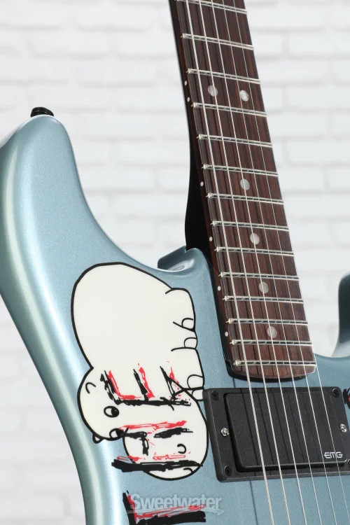 Fender Tom Morello’s “Arm The Homeless” Electric Guitar – Blue Ice Metallic