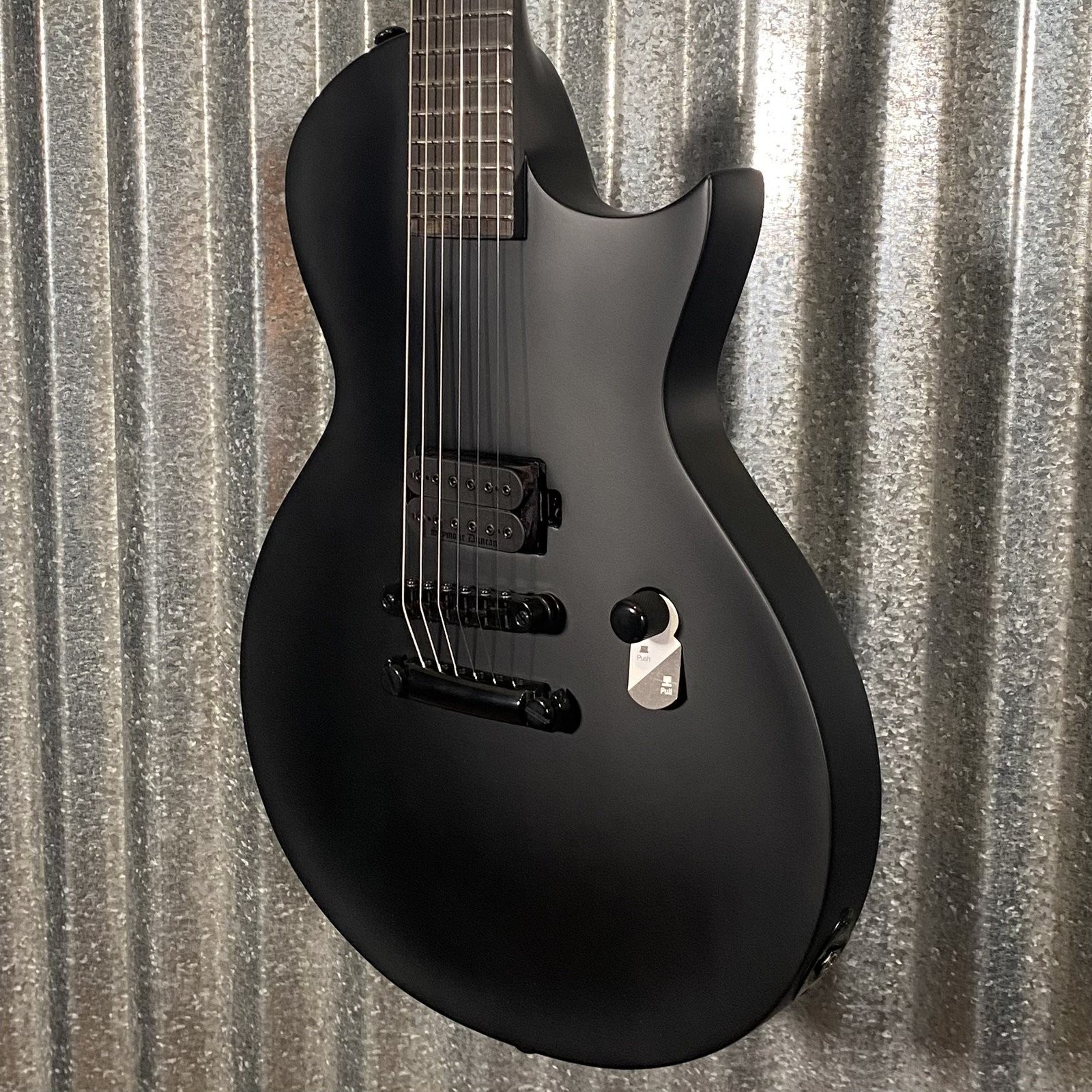 ESP LTD EC Black Metal Eclipse Seymour Duncan Black Satin Guitar & Case #0418…