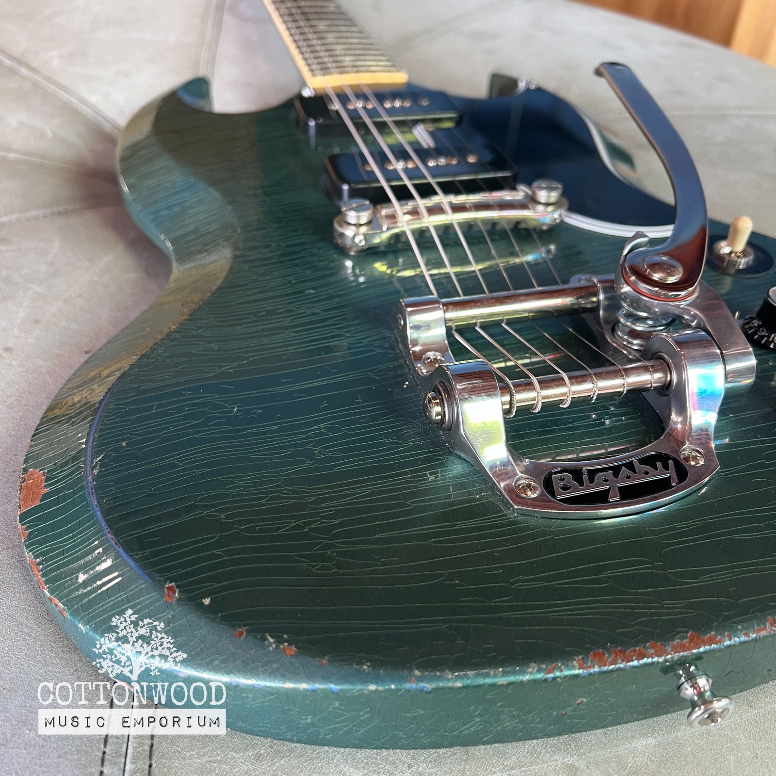 Gibson Custom Murphy Lab 1963 SG Special Reissue – Light Aged Antique Pelham…