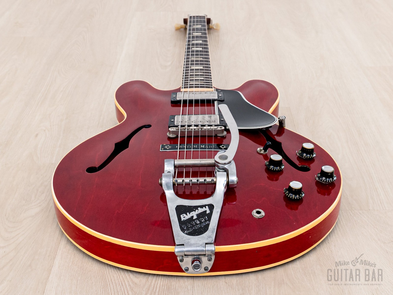 1962 Gibson ES-335 TDC Vintage Semi-Hollow Guitar w/ Bigsby, Pat # Pickups, Case