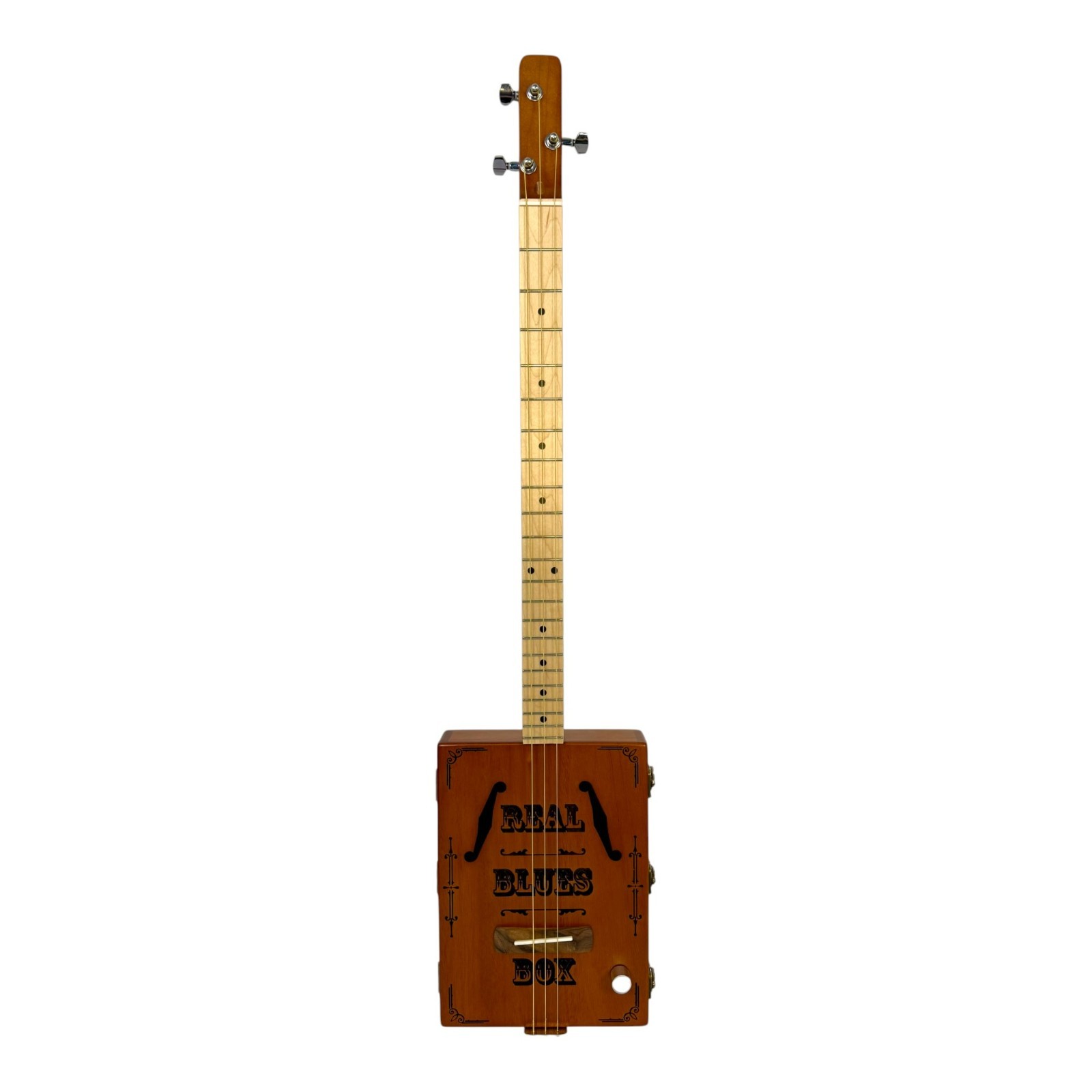 Haze Mahogany Cigar Box Guitar – Natural X1 DIY kits