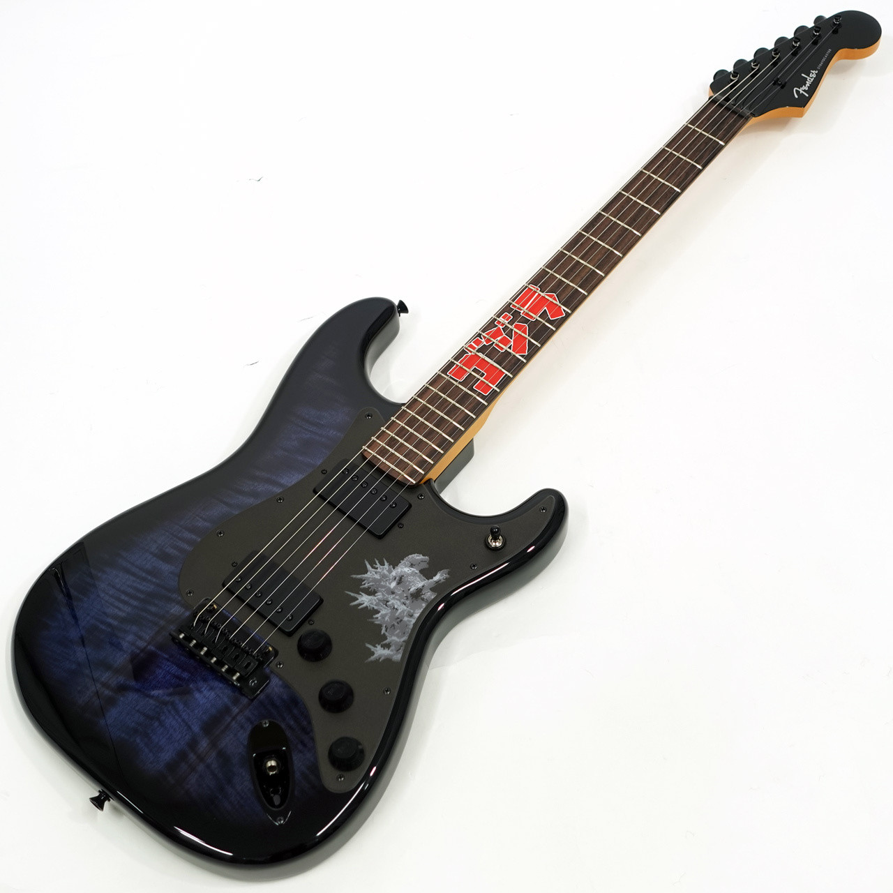 Fender Made in Japan Godzilla Stratocaster Godzilla Blue w/Hard Case New