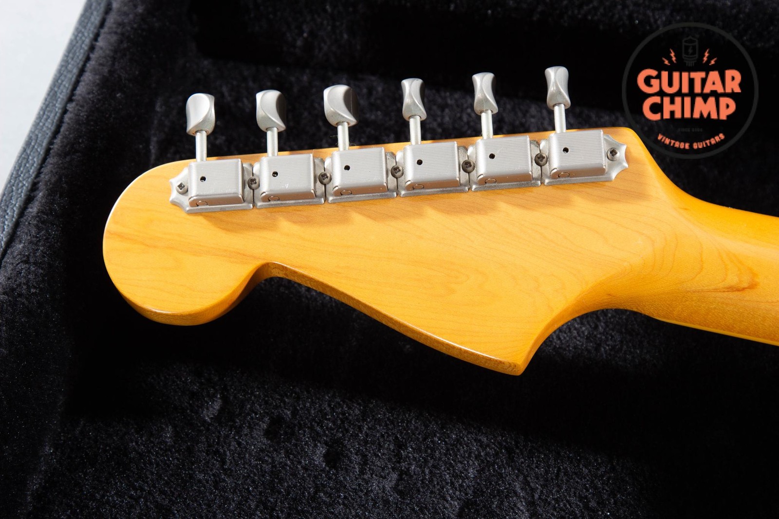 2002 Fender CIJ JM66B ’66 Reissue Jazzmaster 3-Tone Sunburst Block Inlays Japan