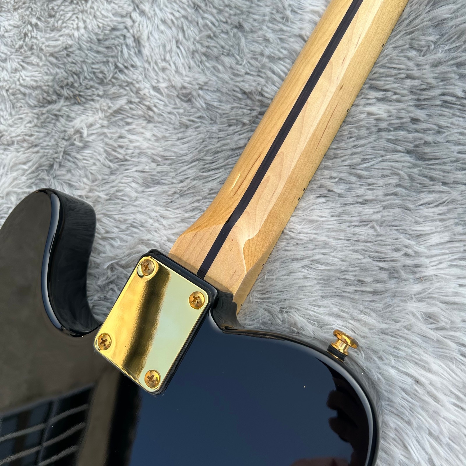 TL Electric guitar /black pattern and accessories/imported alder guitar/from US