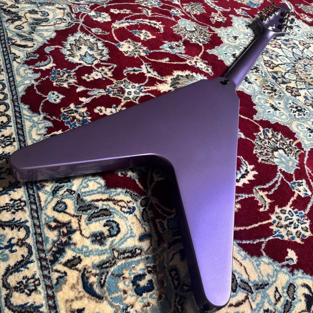 Epiphone Kirk Hammett Flying V Metallica 1979 Purple Metallic Electric Guitar