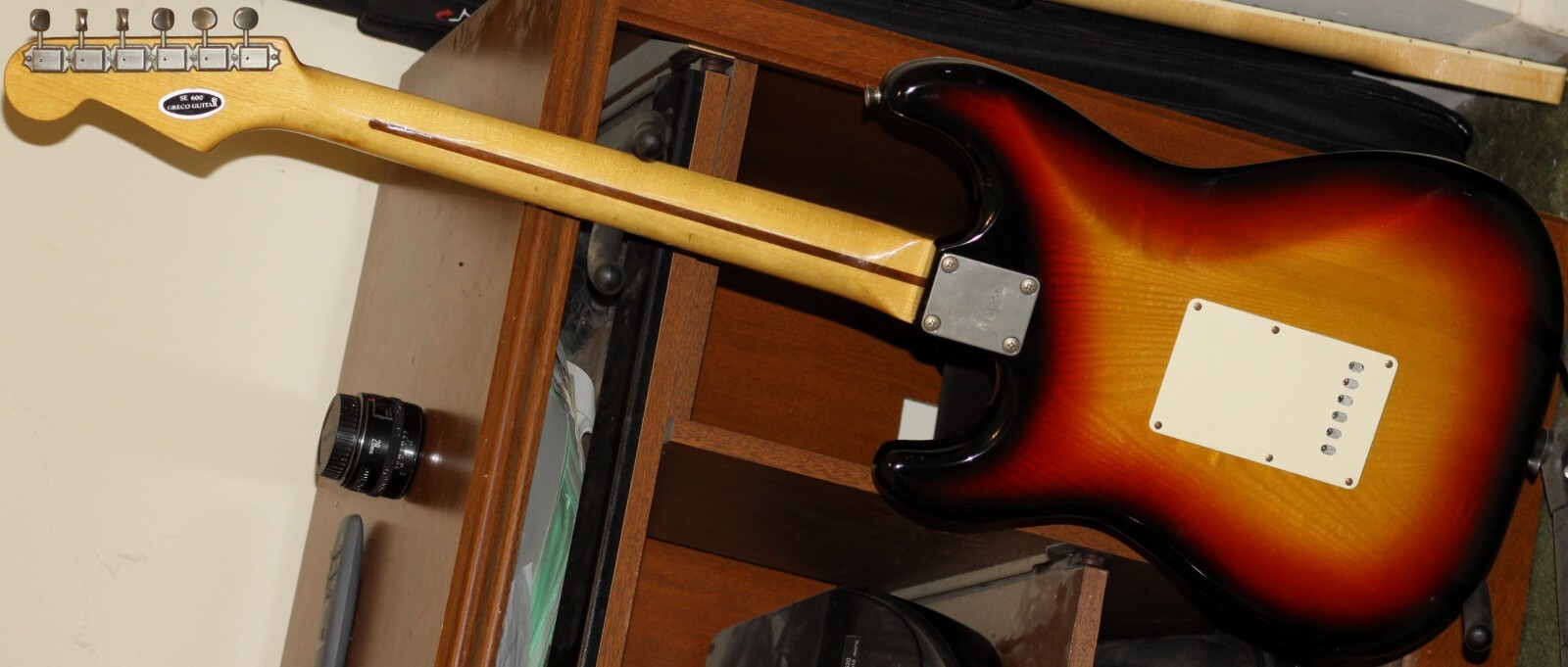 RARE 1979 Greco SE600 SUPER SOUND 1950s Stratocaster MAXON EXCEL P/Us Orig. Bag!