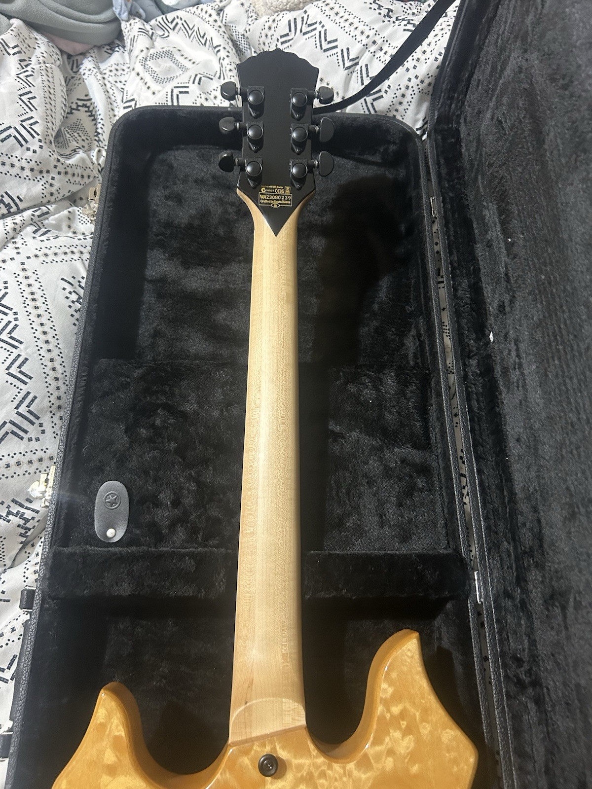 Zak Wylde Audio Nomad Norse Dragon Electric Guitar Hard Case EMG Natural