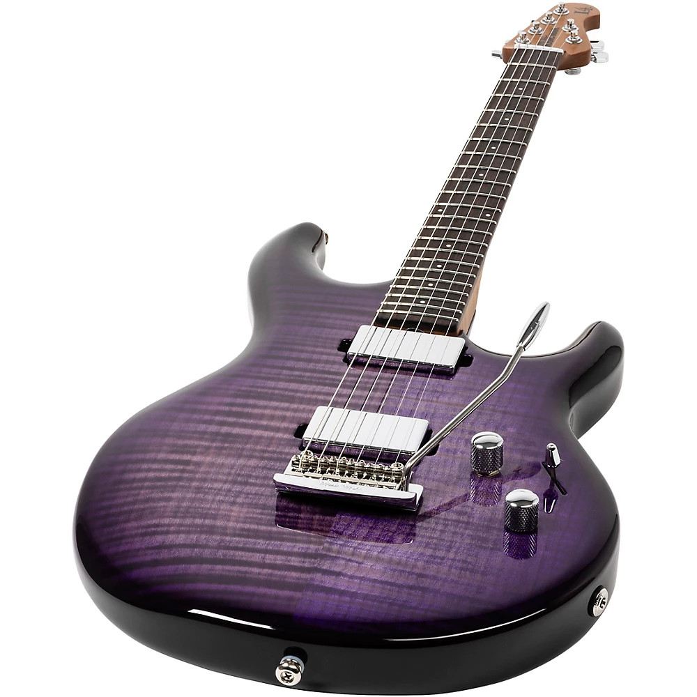 Ernie Ball Music Man Luke 4 HT Maple Top HH Electric Guitar Grape Slushie