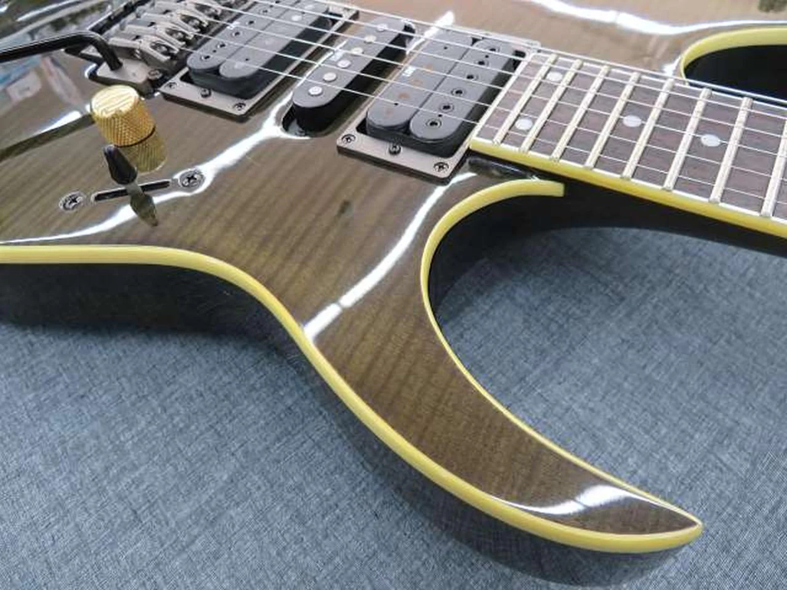 Ibanez SRGT 47 FM 2003 thru-neck spot model passive 24F Used
