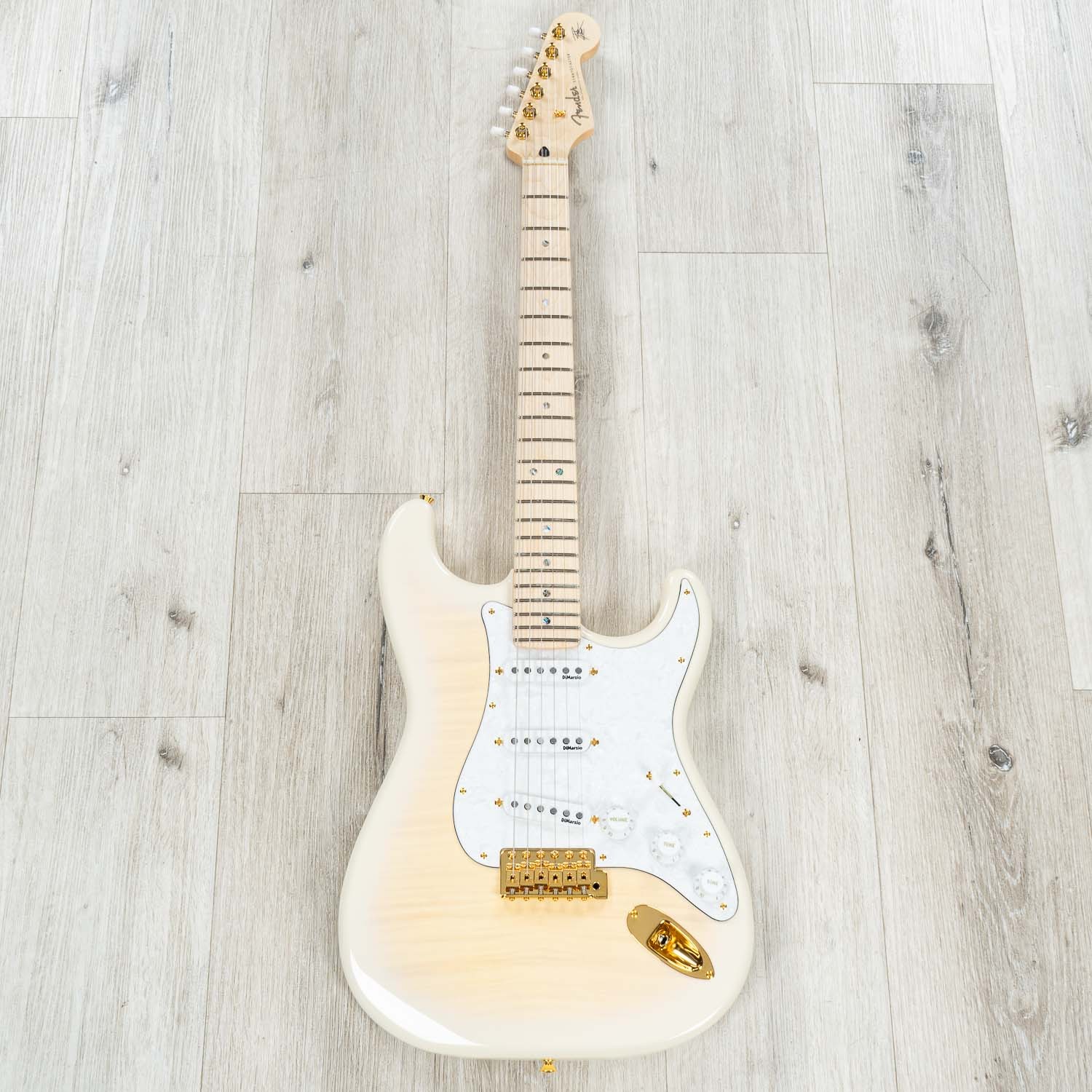 Fender Richie Kotzen Signature Stratocaster Guitar, Transparent White Burst