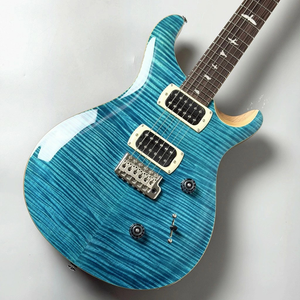 Paul Reed Smith (PRS) SE Custom 24 -Blue Matteo (Natural Back)- 3.66kg Guitar
