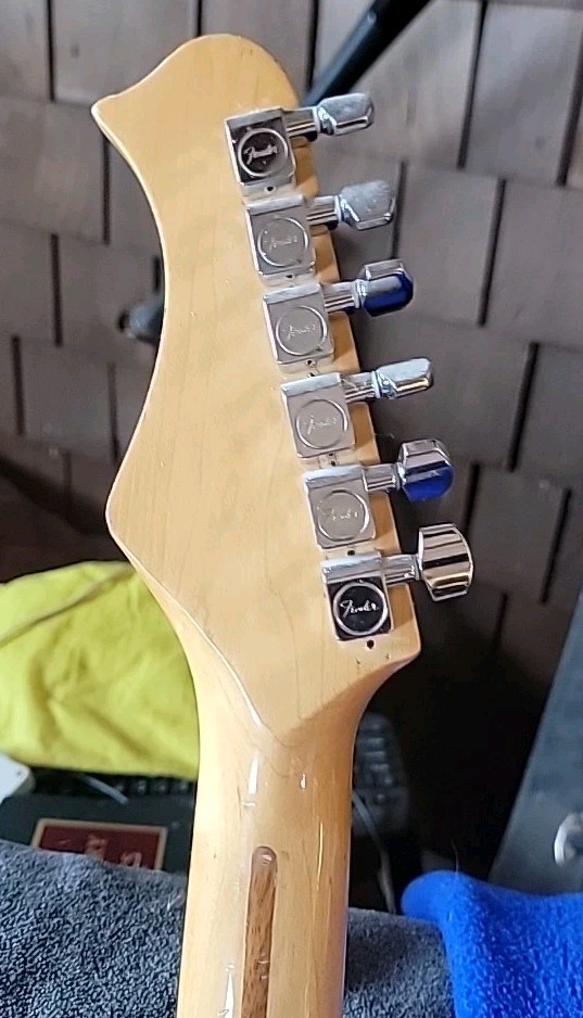 Vintage Harmony Neck Telecaster Style Guitar Custom Oak Body