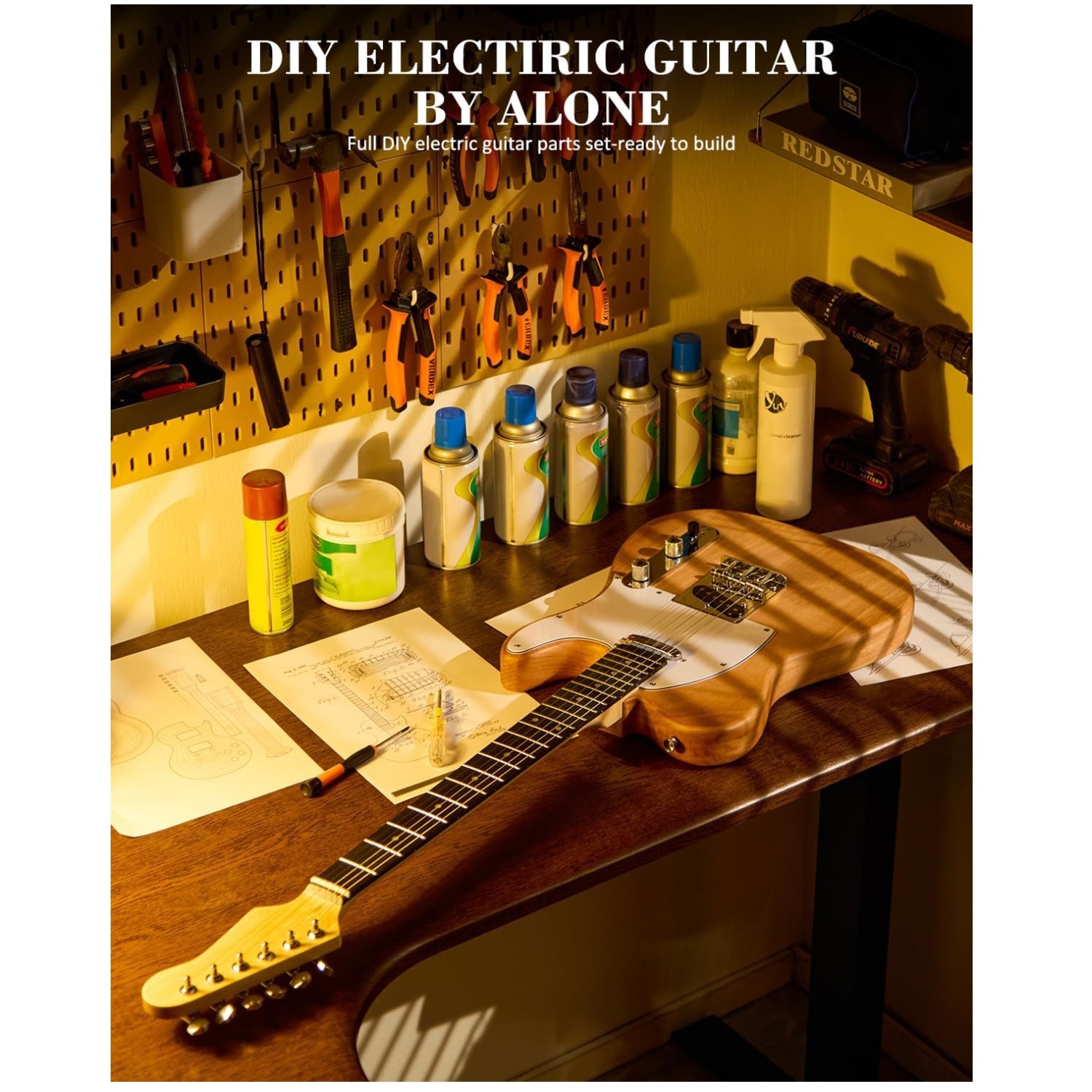 Complete Electric Guitar Kit – Build Your Own Guitar