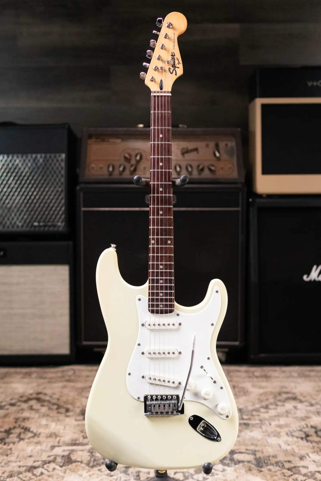 Squier 1995 Standard Stratocaster with Rosewood Fretboard Made in Korea, Olympic