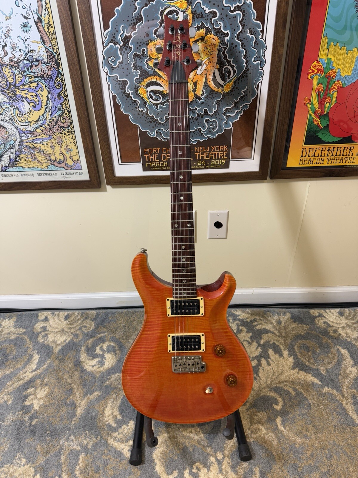 Paul Reed Smith PRS Custom Electric Guitar – 1997 – Blood Orange