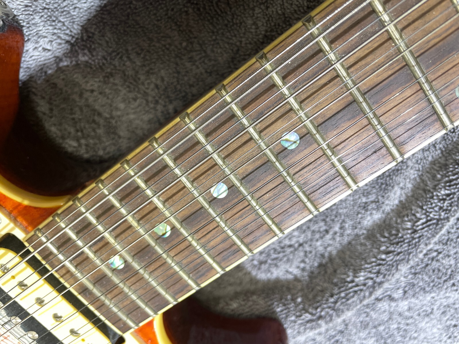 Dean Boca 12 String Semi- Acoustic Electric Guitar Trans Amber Burst Needs Work
