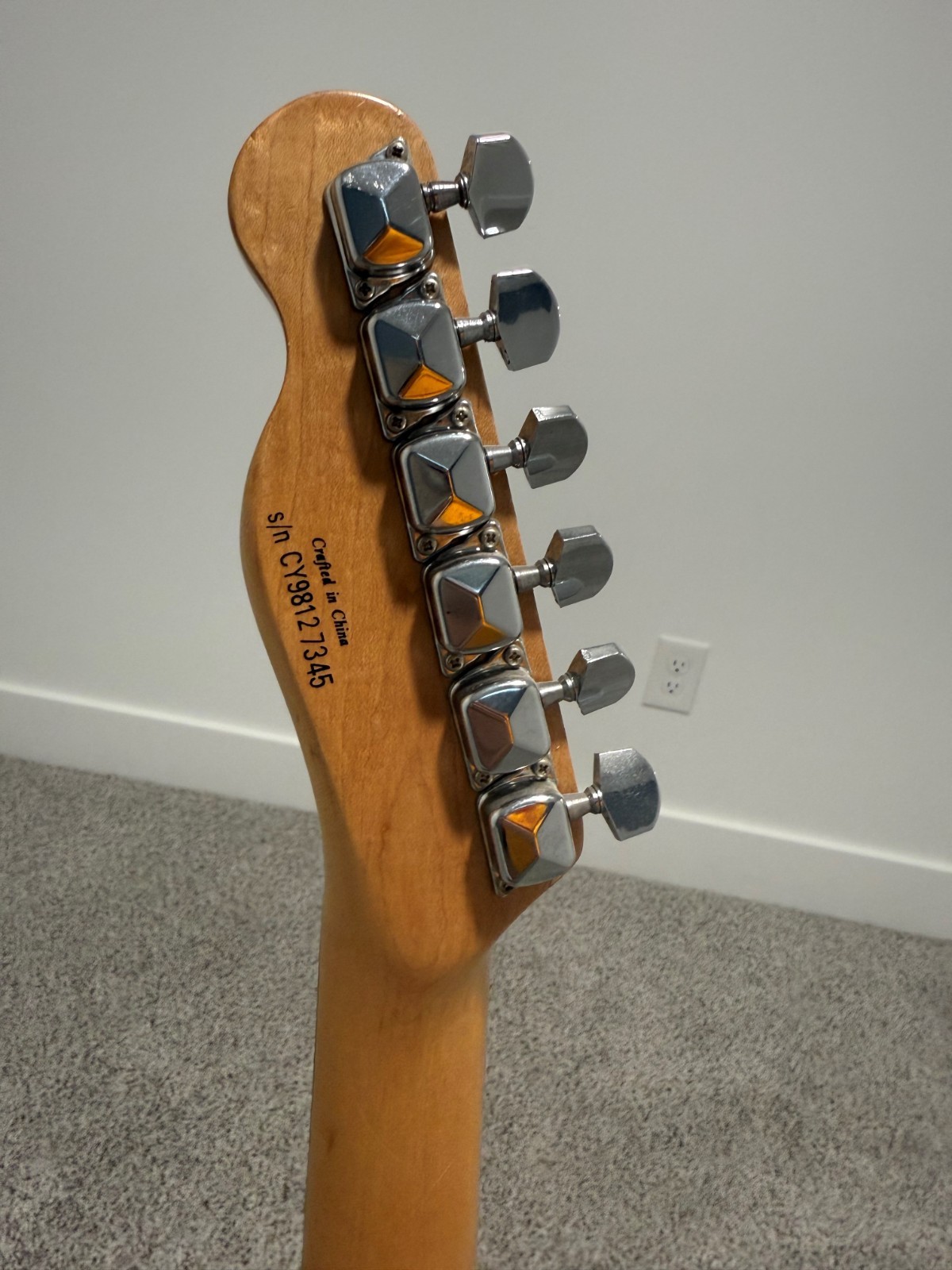 1998 Squier Fender Telecaster Black Telecaster