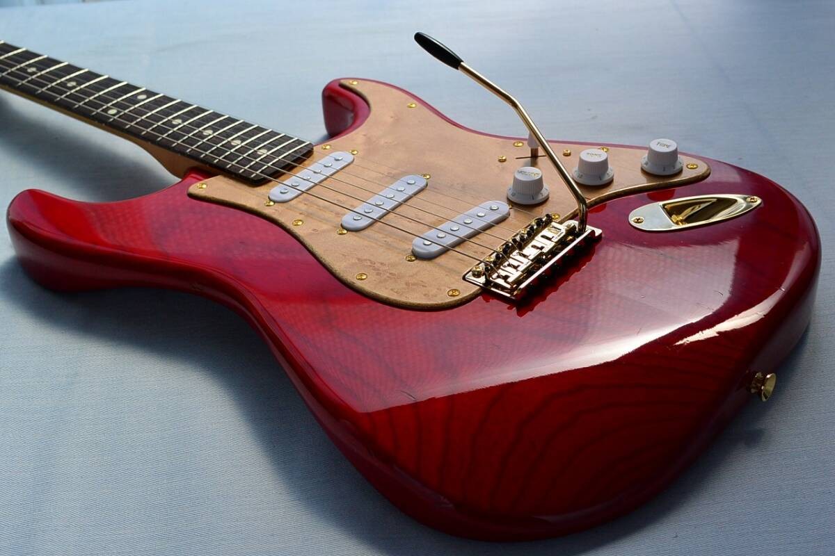 Electric Guitar Bill Lawrence BC2R-70G Made in Japan 1980s Natural Ash Modified
