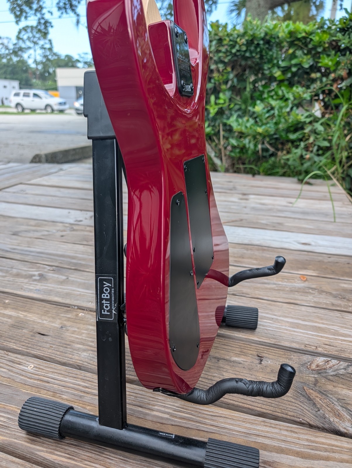 Jackson JS34Q Dinky DKAM Transparent Red