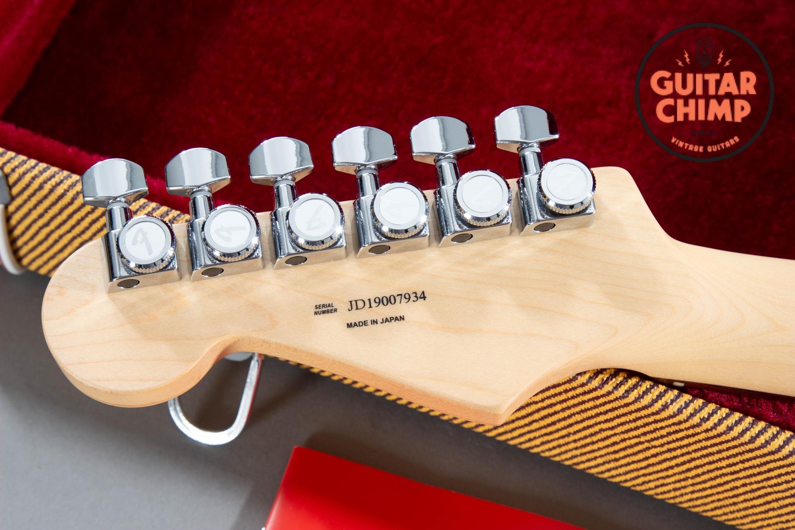 2019 Fender MIJ Modern Stratocaster Sunset Orange Metallic Noiseless Pickups Jap