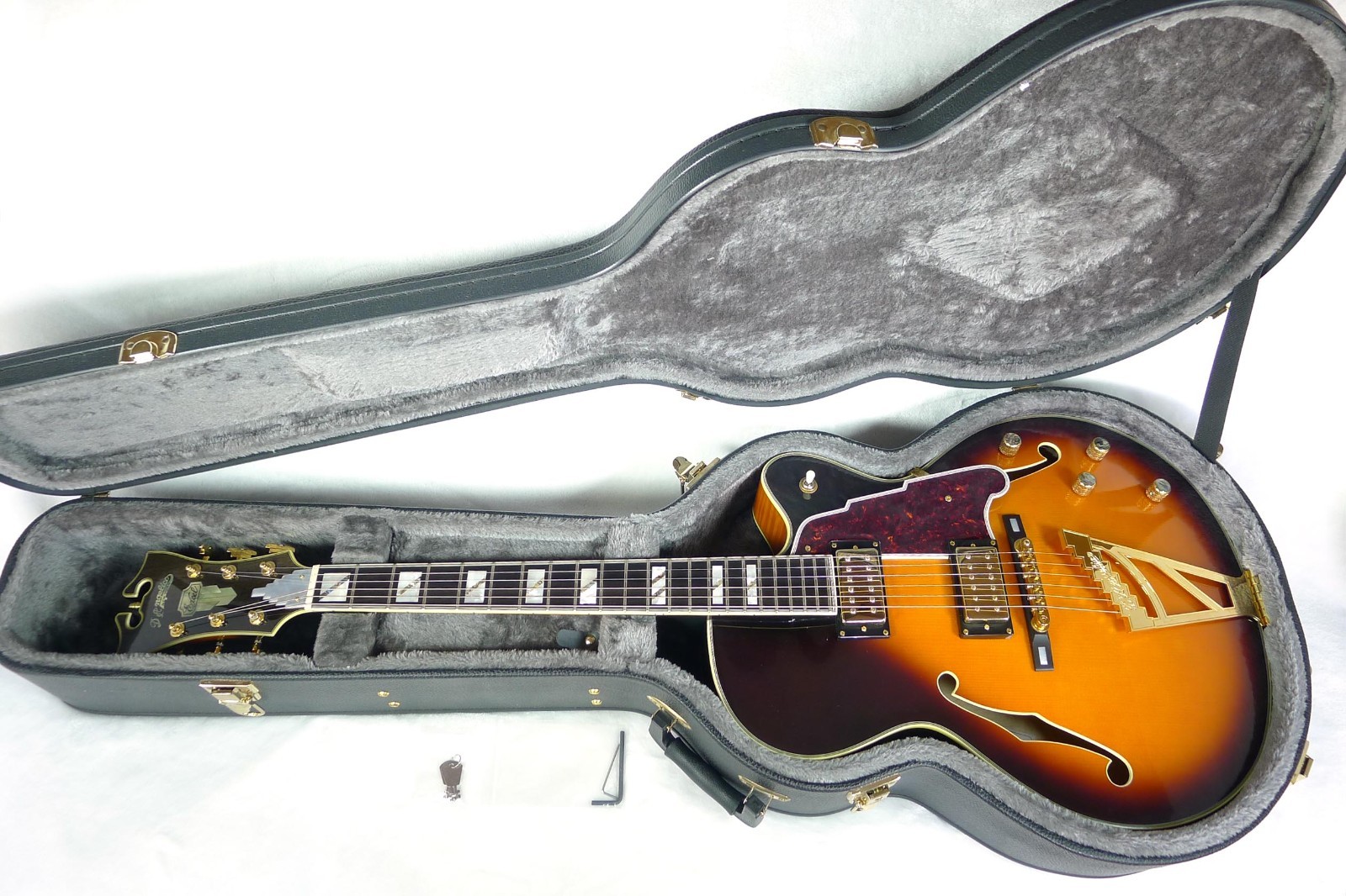 CASE QUEEN! 2006 D’Angelico EXS-1DH EXS1DH Archtop Hollowbody Electric Guitar