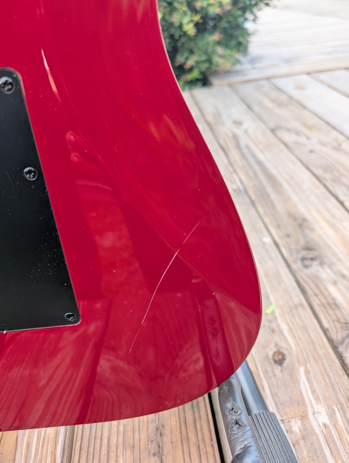 Jackson JS34Q Dinky DKAM Transparent Red