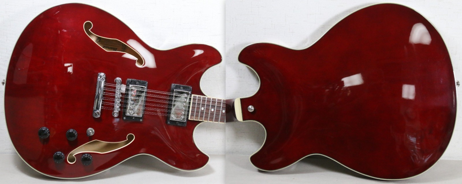 Ibanez Artcore AS7312 12-String Hollowbody Guitar Translucent Cherry w/OHSC