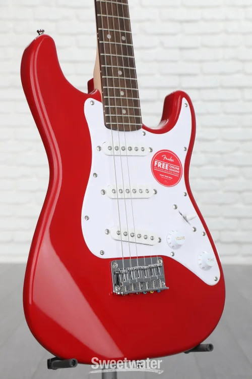 Squier Mini Strat Electric Guitar- Dakota Red with Laurel Fingerboard