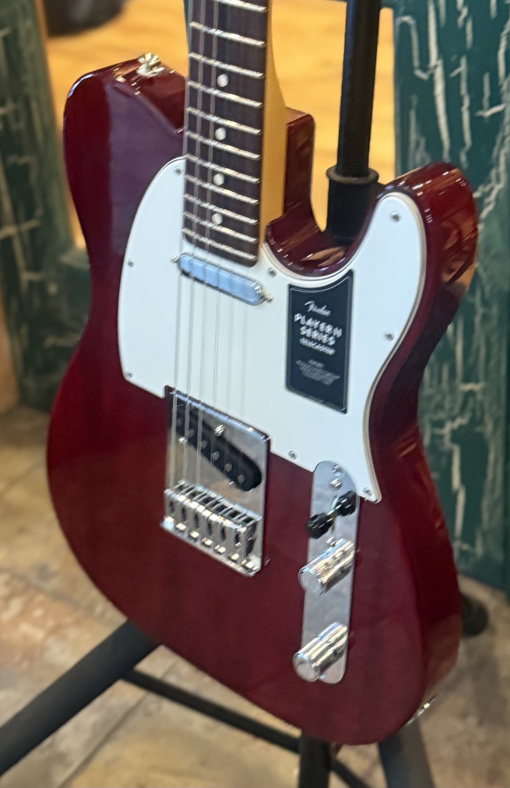 2026 Fender Player II Telecaster Mexi Electronic Guitar Transparent Cherry