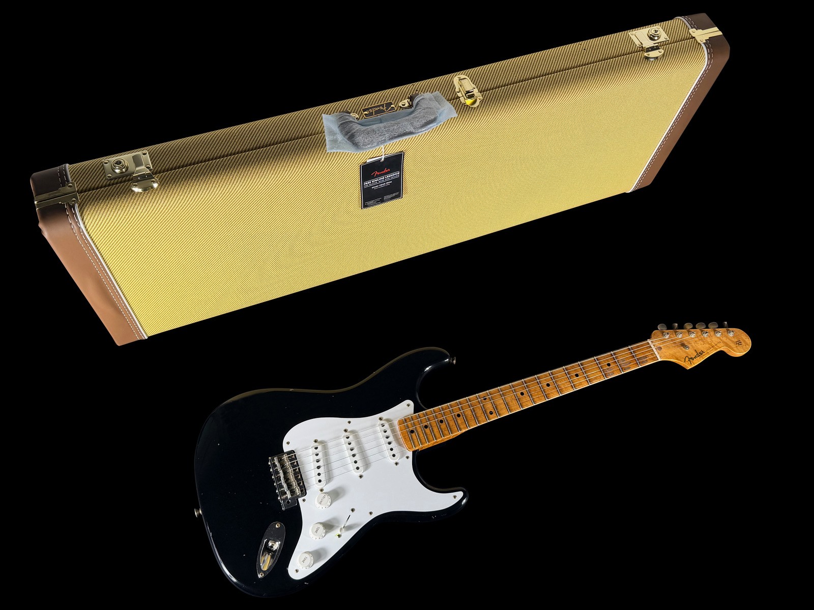 2025 FENDER STRATOCASTER 54 CUSTOM SHOP JOURNEYMAN 70TH ANNIV ~ BLACK